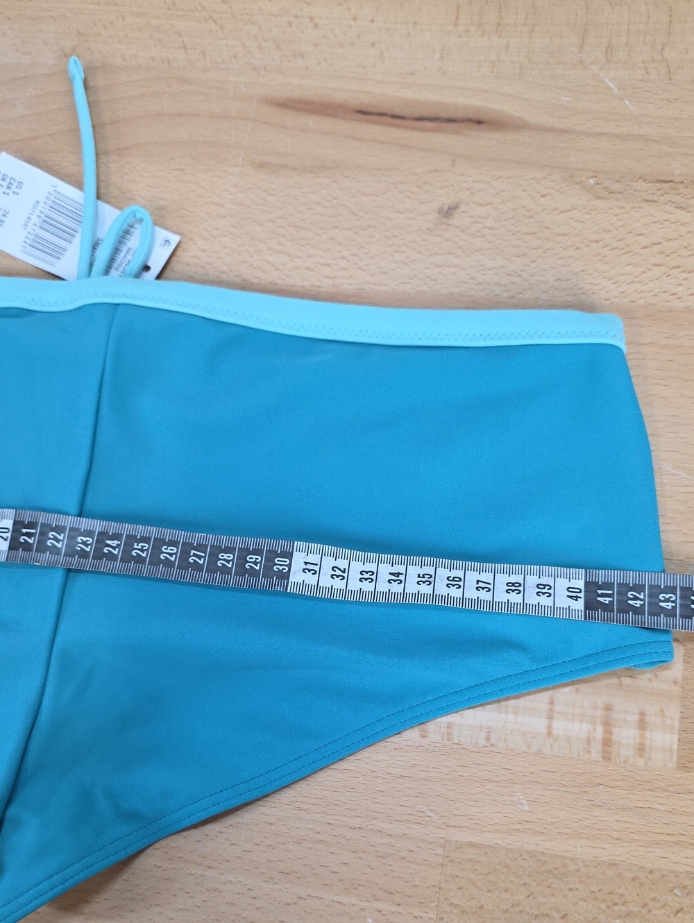 Hollister Teal Bikini Bottoms with Light Teal Trim and Pink Floral Detail Small - Picture 10 of 10